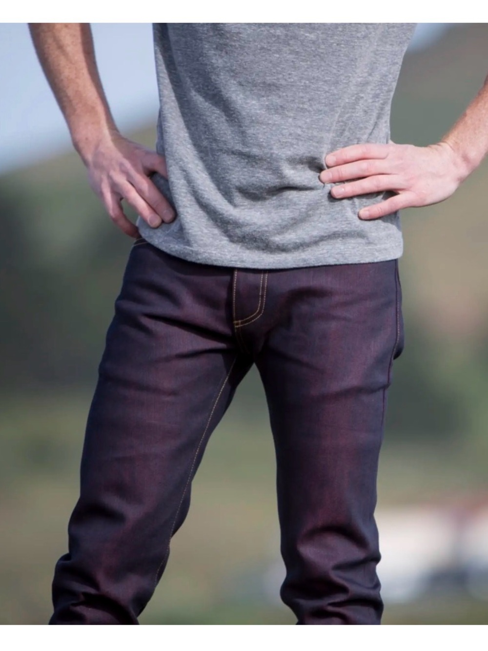 GUSTIN #321 The Red Fire - Selvedge Denim Jeans - 35 x 36 - Picture 6 of 14